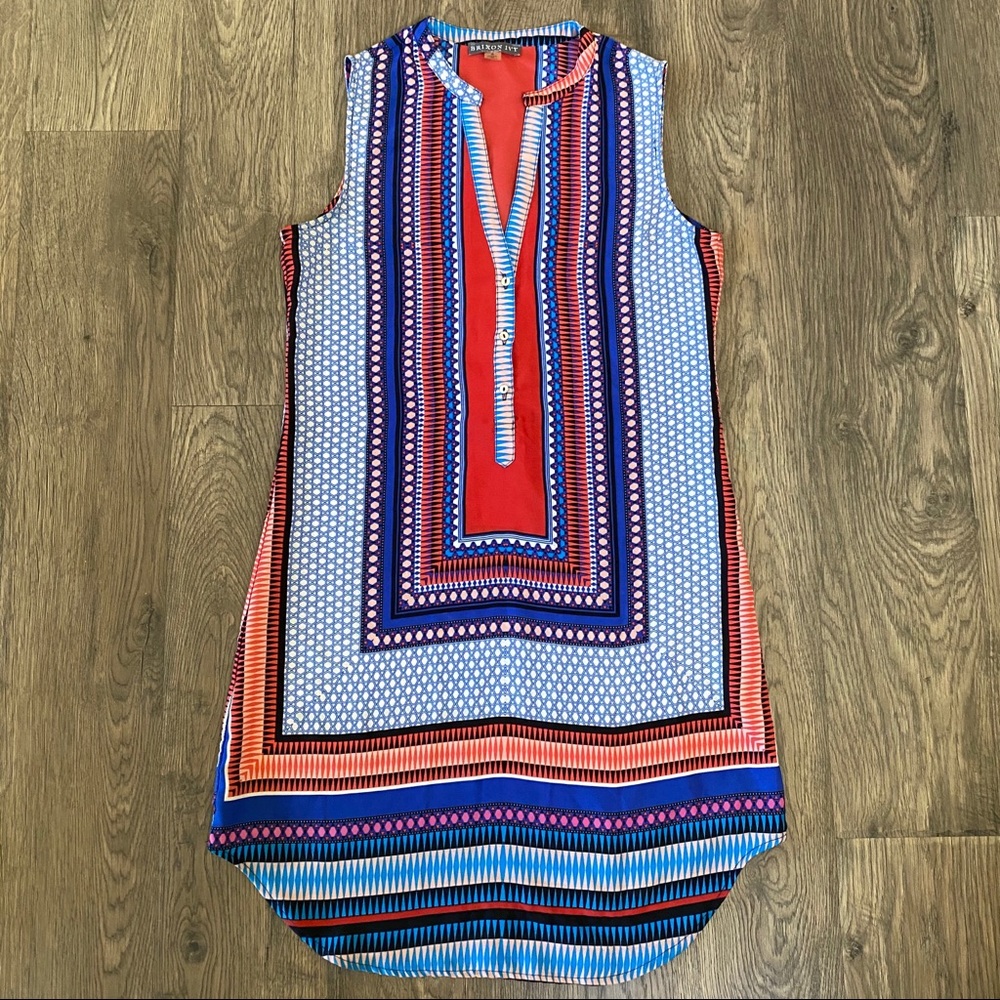 Brixon Ivy geo mod sleeveless dress